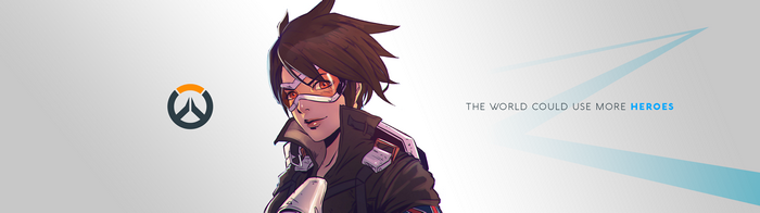 Tracer from Overwatch with quote
