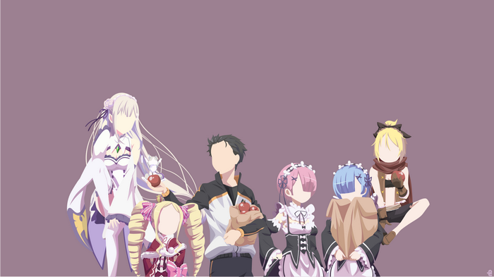 Characters from Re:Zero Kara Hajimeru Isekai Seikatsu