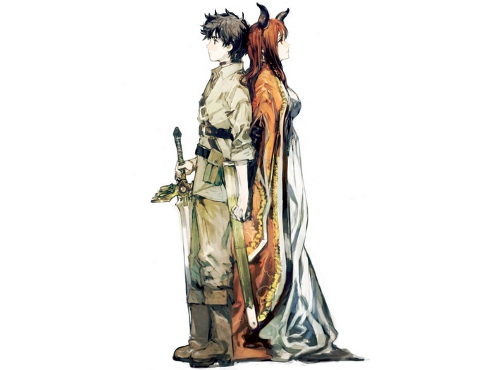 Yuusha and Maou from Maoyuu Maou Yuusha