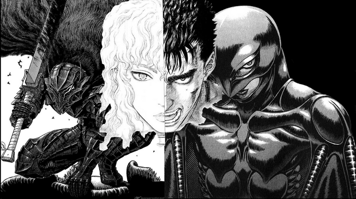 Guts and Griffith from Berserk
