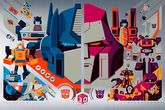 Optimus Prime and Megatron from Transformers