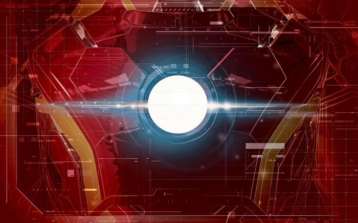 Iron Man Arc Reactor HUD