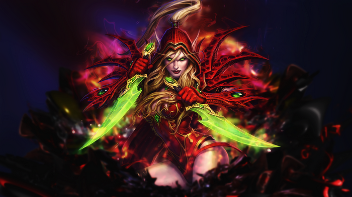 Valeera Sanguinar from World of Warcraft artwork