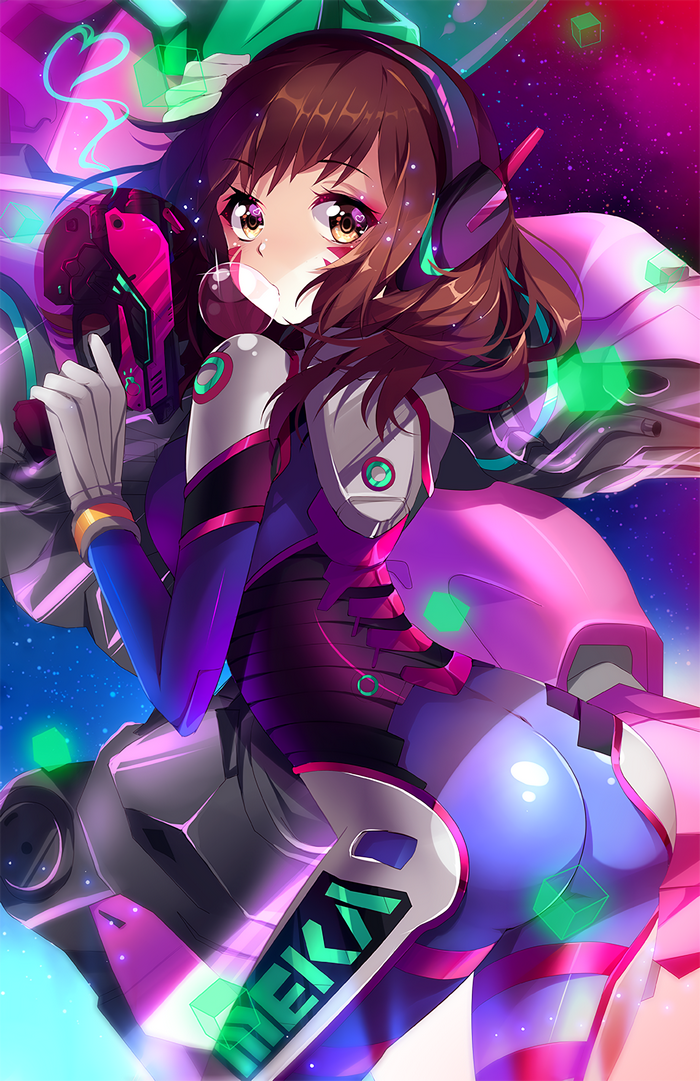 D.Va from Overwatch with MEKA