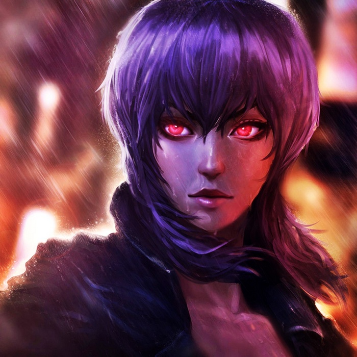 Motoko Kusanagi from Ghost in the Shell