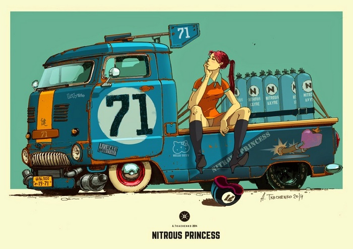 Nitrous Princess concept art by A. Tkachenko
