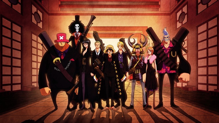 One Piece characters in formal attire