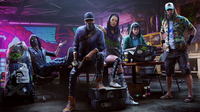 Group of hackers from Watch Dogs 2
