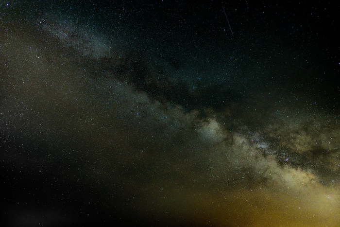 The Milky Way galaxy in the night sky
