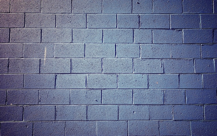 Blue brick wall texture