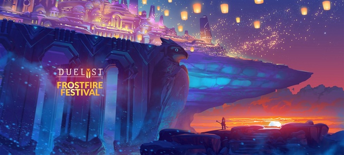 Duelyst Frostfire Festival concept art