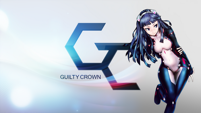 Tsugumi from Guilty Crown with logo