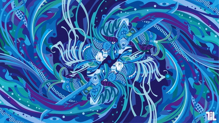 Abstract artwork by Taylor Crisdale