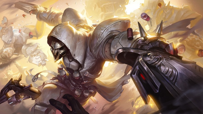 Reaper from Overwatch in combat