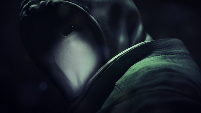 Masked figure in a hood from Rainbow Six: Siege