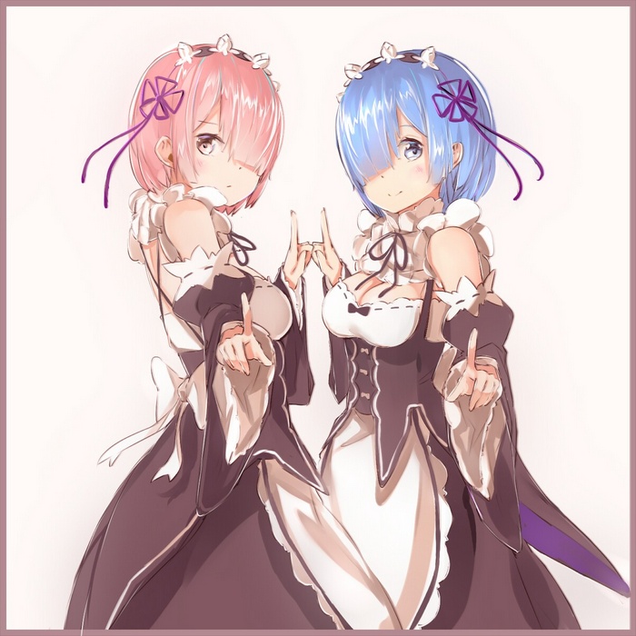 Rem and Ram from Re:Zero