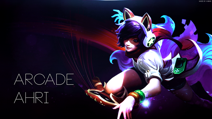 Arcade Ahri from League of Legends