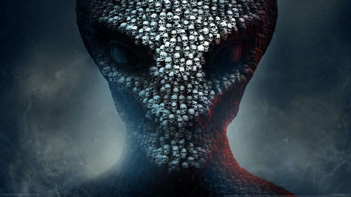 Alien made of skulls from XCOM 2
