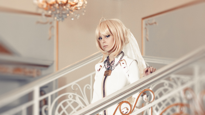 Saber Bride cosplay by Helly von Valentine
