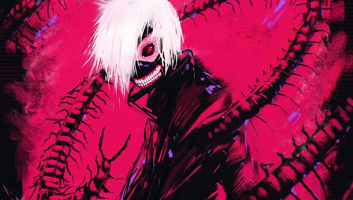 Ken Kaneki from Tokyo Ghoul with Kagune