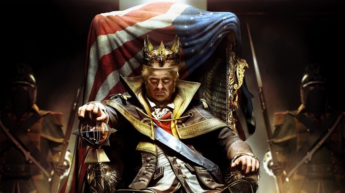 Donald Trump as King from Assassin's Creed