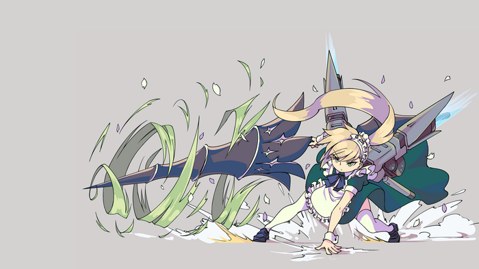 Maid with Lance and Jetpack