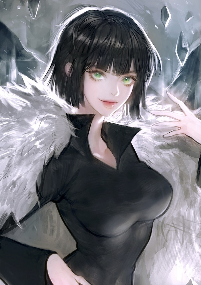 One-Punch Man, anime girls, women, Fubuki, illustration