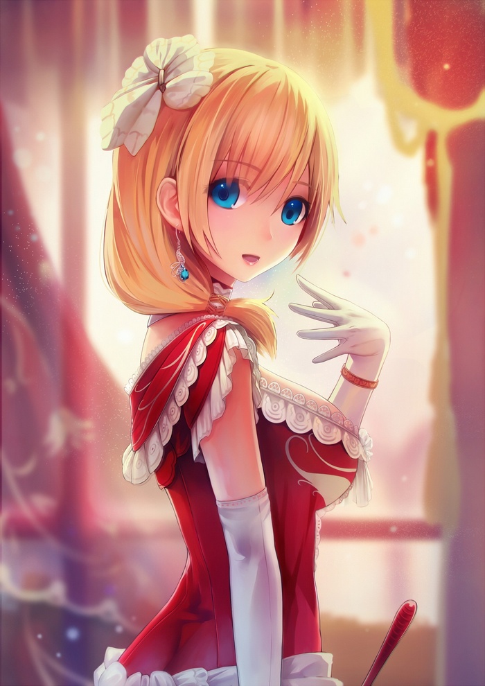 Rodney (Zhanjian Shaonu) anime girl with blonde hair and blue eyes