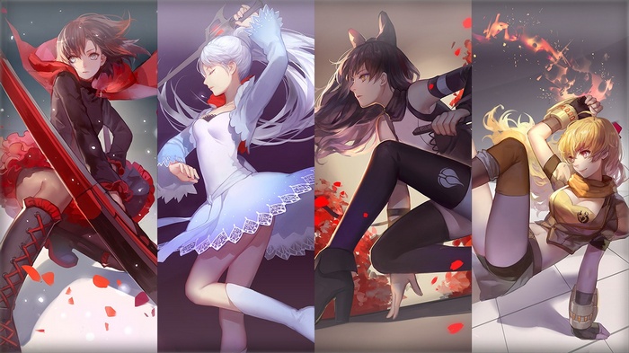 RWBY Team RWBY Collage