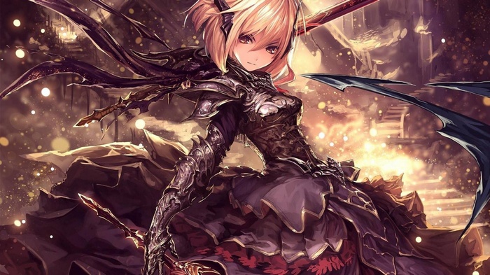 Fan art of a character from Shingeki no Bahamut