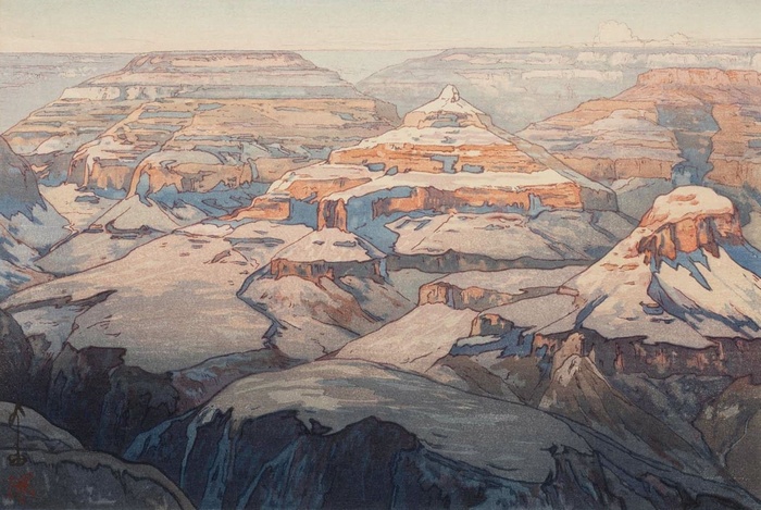 Yoshida Hiroshi's Grand Canyon Painting