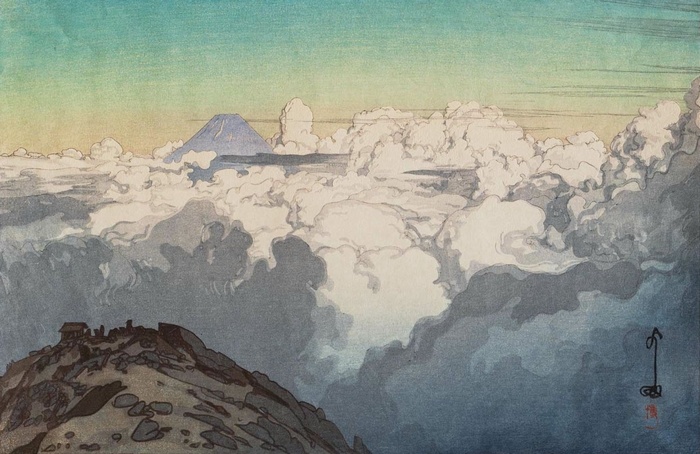 Mount Fuji Above the Clouds by Yoshida Hiroshi
