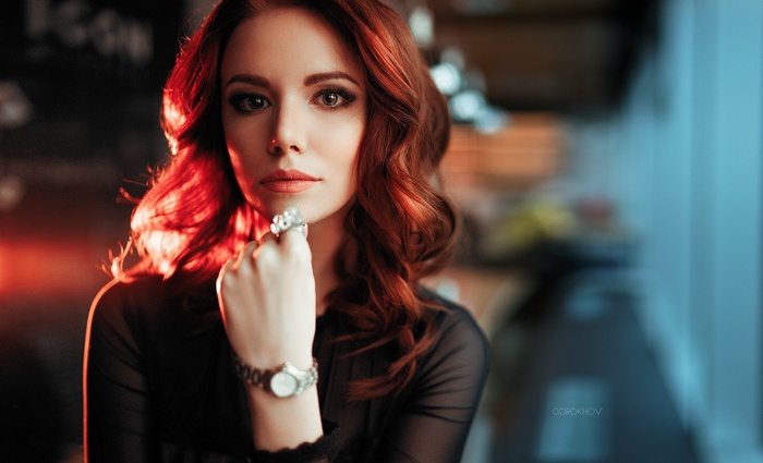 portrait, face, Ivan Gorokhov, women