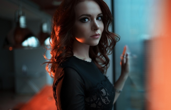 Portrait of a woman by Ivan Gorokhov in Moscow