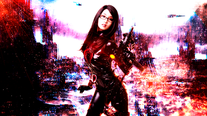 Alodia Gosiengfiao as Baroness in a Sci-Fi City