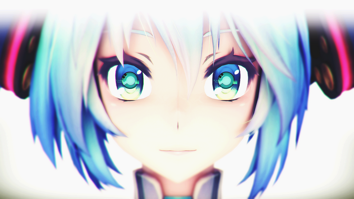 Hatsune Miku fan art close-up