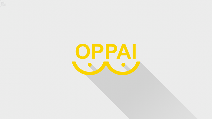 OPPAI logo with a shadow