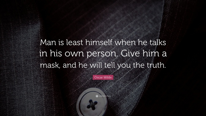 Oscar Wilde Quote About Truth and Masks