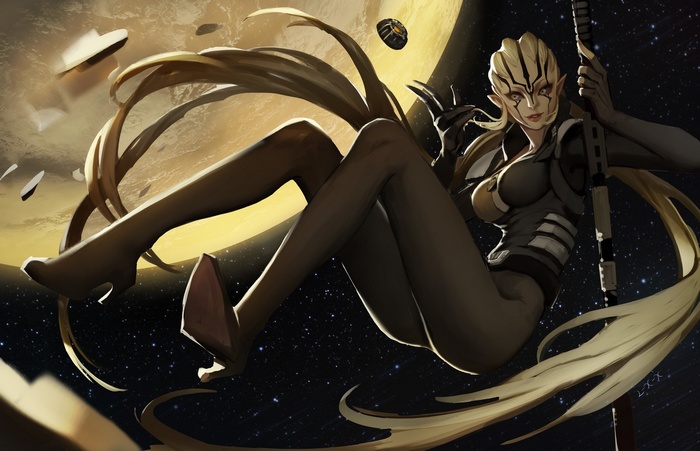 Star Trek Beyond warrior in space