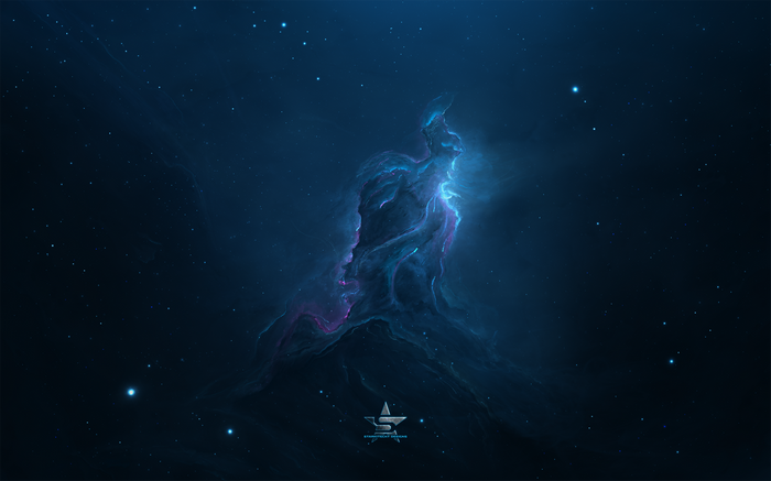 Starkiteckt Nebula in Deep Space