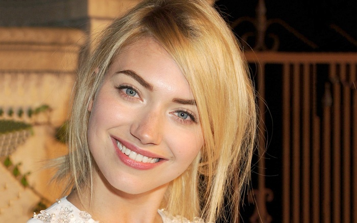 Imogen Poots smiling