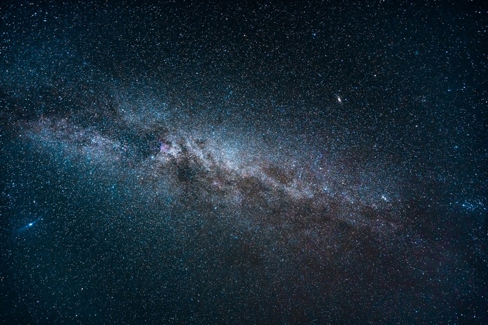 The Milky Way galaxy in the night sky