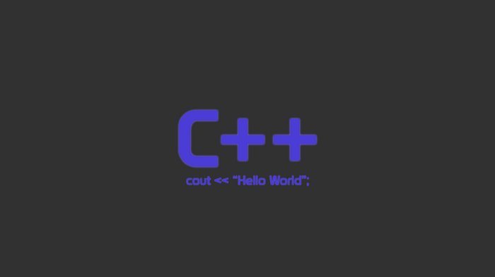 C++ programming language code snippet
