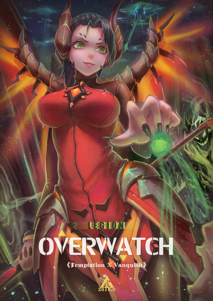 Overwatch Legion Mercy Temptation Vanquish