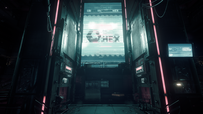 Star Citizen Green Impex Hex Entrance