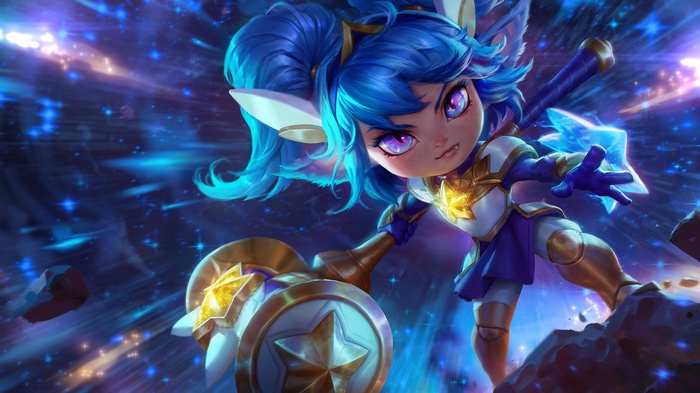 Star Guardian Poppy in a Cosmic Battle