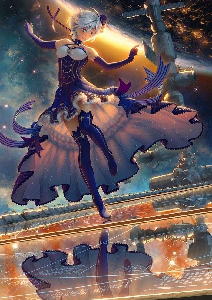 THE iDOLM@STER Cinderella Girls Anime Girl in Space