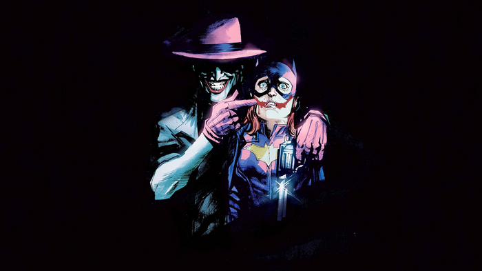 The Joker and Batgirl from The Killing Joke