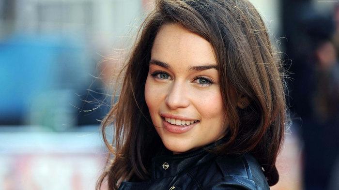 Emilia Clarke smiling