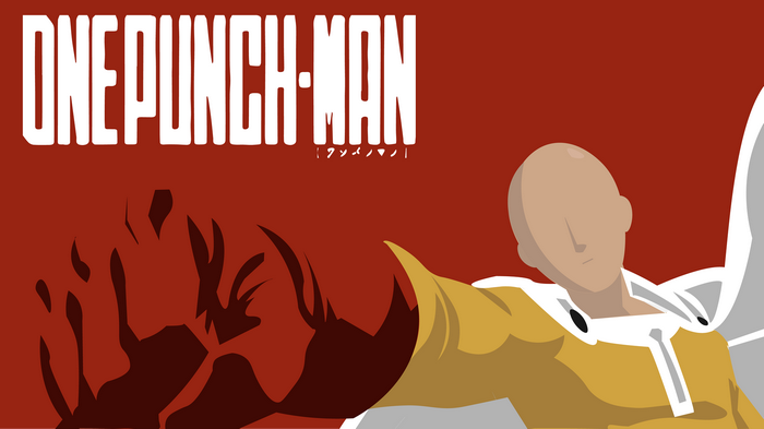 One-Punch Man Saitama Minimalist Art